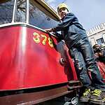 Парад трамваев на Чистых прудах