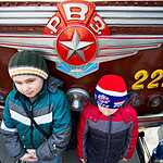 Парад трамваев на Чистых прудах