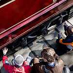 Парад трамваев на Чистых прудах