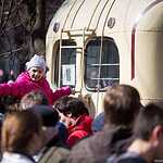 Парад трамваев на Чистых прудах