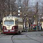 Парад трамваев на Чистых прудах