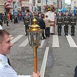 Десантники отметили Ильин день Крестным Ходом на Красной Площади