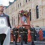 Десантники отметили Ильин день Крестным Ходом на Красной Площади