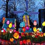 Фестиваль китайских фонариков в Роттердаме