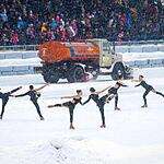 В Красногорске стартовал Чемпионат мира по мотогонкам на льду