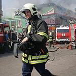 Пожар в торговом центре на юго-востоке Москвы
