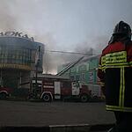 Пожар в торговом центре на юго-востоке Москвы