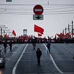 Первомайское шествие коммунистов