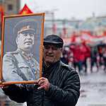 Первомайское шествие коммунистов