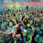 Фестиваль красок Холи во Владивостоке