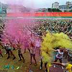 Фестиваль красок Холи во Владивостоке