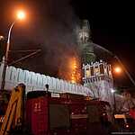 Пожар в Новодевичьем