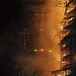 Пожар в Новодевичьем