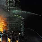 Пожар в Новодевичьем