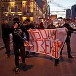 Акция «Свободу политзекам» на Садовом кольце