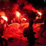 Акция «Свободу политзекам» на Садовом кольце