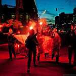 Акция «Свободу политзекам» на Садовом кольце