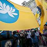 В Москве прошло шествие и митинг движения «Антимайдан»