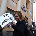 В Москве прошло шествие прокремлевского движения Антимайдан