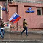 В Москве прошло шествие прокремлевского движения Антимайдан