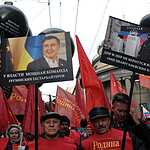 В Москве прошло шествие прокремлевского движения Антимайдан