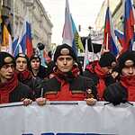 В Москве прошло шествие прокремлевского движения Антимайдан