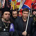 В Москве прошло шествие прокремлевского движения Антимайдан