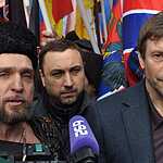 В Москве прошло шествие прокремлевского движения Антимайдан