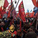 В Москве прошло шествие прокремлевского движения Антимайдан