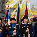 В Москве прошло шествие прокремлевского движения Антимайдан