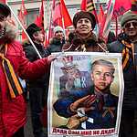 В Москве прошло шествие прокремлевского движения Антимайдан