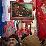 В Москве прошло шествие прокремлевского движения Антимайдан