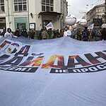 В Москве прошло шествие прокремлевского движения Антимайдан