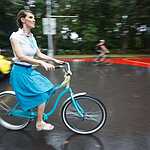 ВелоПарад Кинодив ХХ века прошел в Сокольниках