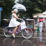 ВелоПарад Кинодив ХХ века прошел в Сокольниках