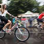 ВелоПарад Кинодив ХХ века прошел в Сокольниках