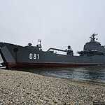 Высадка морского десанта во время тактического учения бригады морской пехоты ТОФ