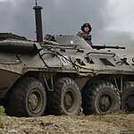 Высадка морского десанта во время тактического учения бригады морской пехоты ТОФ