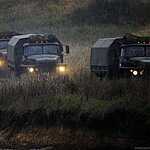 Высадка морского десанта во время тактического учения бригады морской пехоты ТОФ