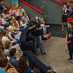 Большой Московский цирк пригласил маленьких подопечных фонда «Даунсайд Ап» на репетицию 