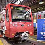 Новый брендированный поезд Московского метрополитена 