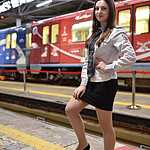 Новый брендированный поезд Московского метрополитена 