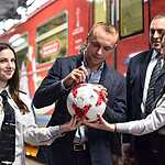 Новый брендированный поезд Московского метрополитена 