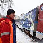 Новый брендированный поезд Московского метрополитена 
