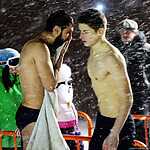 Крещенские купания на Спортивной набережной Владивостока