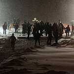 Крещенские купания на Спортивной набережной Владивостока