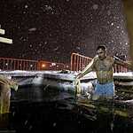 Крещенские купания на Спортивной набережной Владивостока