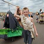 Парад детских колясок в Парке Горького