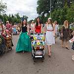 Парад детских колясок в Парке Горького