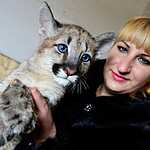 Трёхмесячный котёнок пумы в зоопарке «Чудесный» под Уссурийском